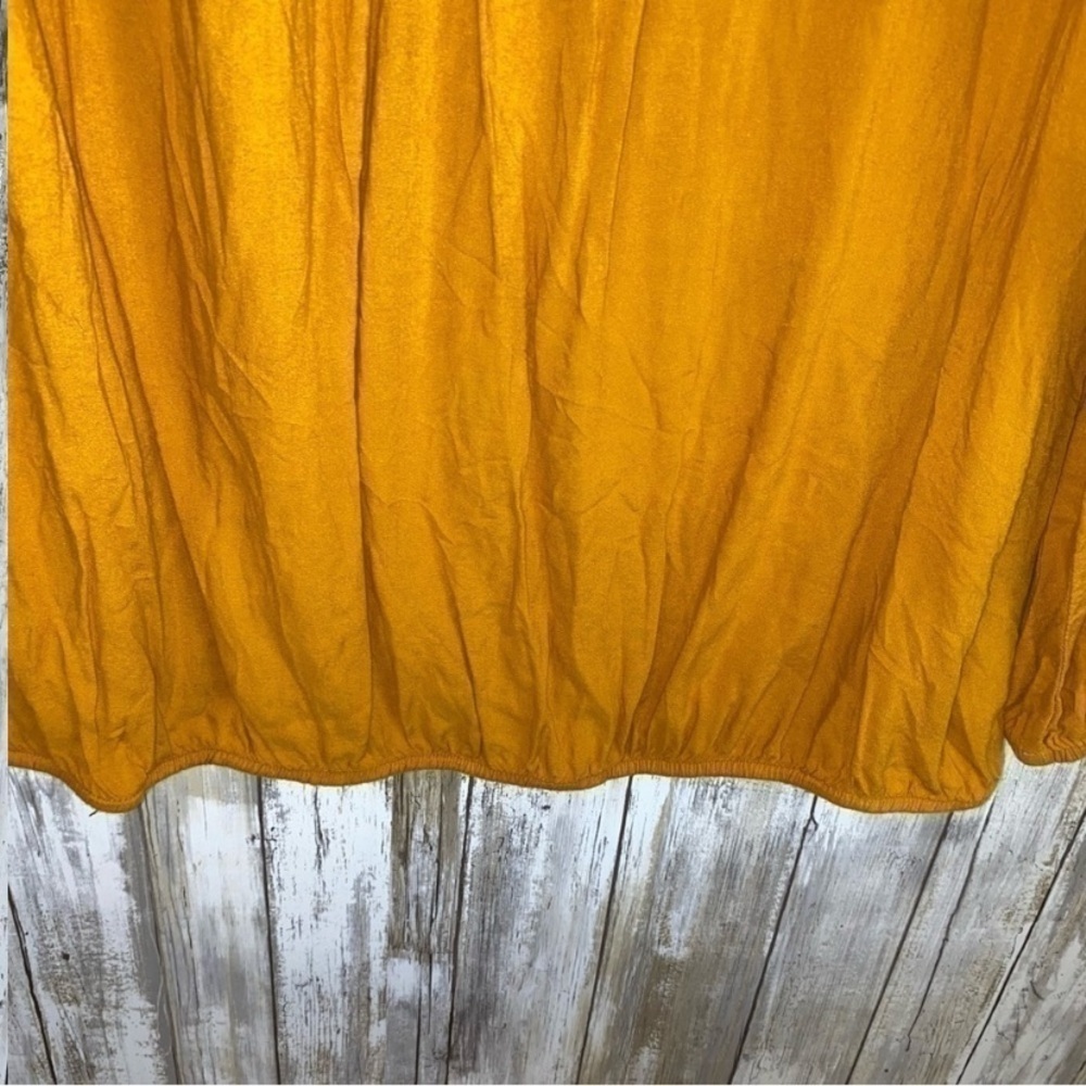 Lane Bryant Mustard Blouse - Picture 2 of 5